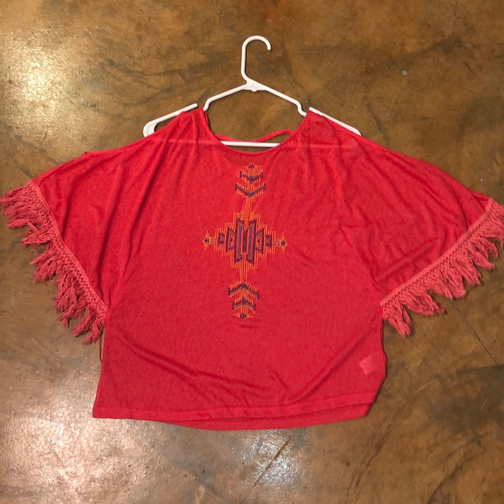 Tribal print top